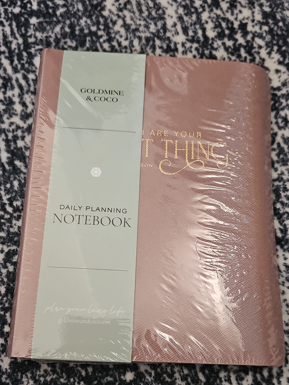 Rose Gold Daily Planning Notebook